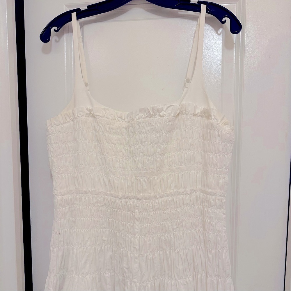 Rebecca Taylor white smocked cotton dress - Picture 6 of 15